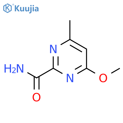 4-Methoxy-6-methylpyrimidine-2-carboxamide structure