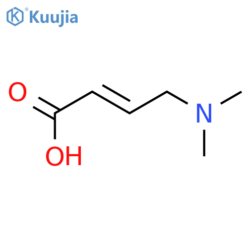 2-Butenoic acid, 4-(dimethylamino)- structure