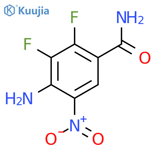4-Amino-2,3-difluoro-5-nitrobenzamide structure