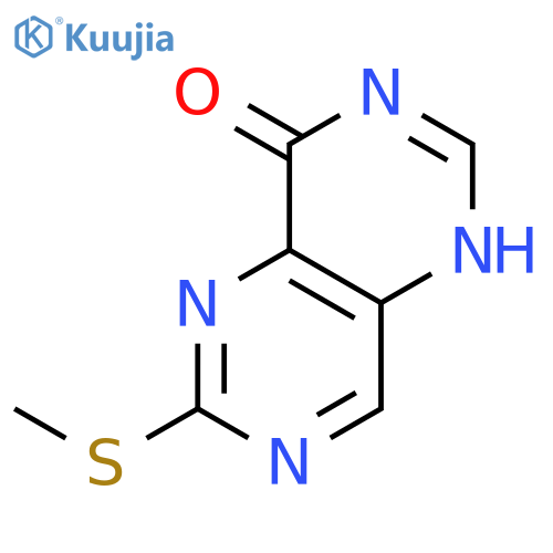6-(Methylthio)pyrimido5,4-Dpyrimidin-4(1H)-one structure