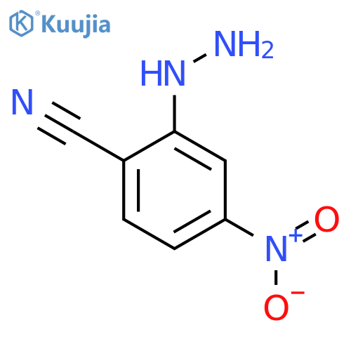 2-Cyano-5-nitrophenylhydrazine structure