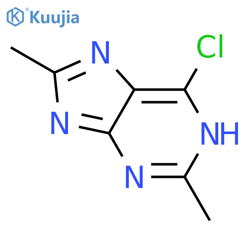 1H-Purine, 6-chloro-2,8-dimethyl- structure