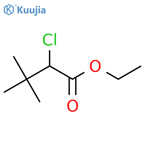 Ethyl 2-chloro-3,3-dimethylbutanoate structure