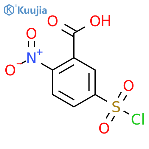 5-(Chlorosulfonyl)-2-nitrobenzoic acid structure