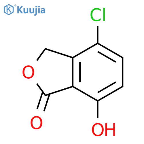 4-chloro-7-hydroxy-1,3-dihydro-2-benzofuran-1-one structure