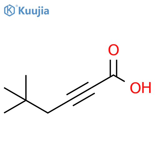 5,5-dimethylhex-2-ynoic acid structure