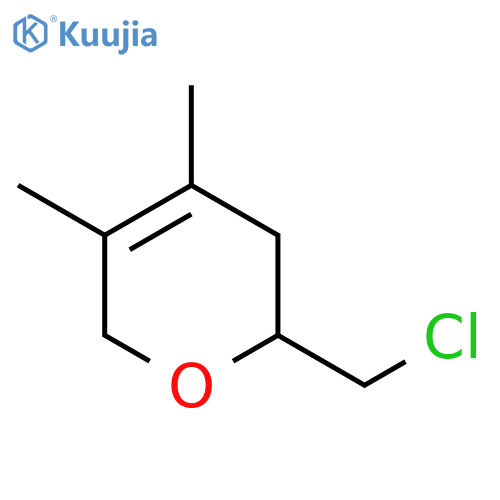 2-(chloromethyl)-4,5-dimethyl-3,6-dihydro-2H-pyran structure