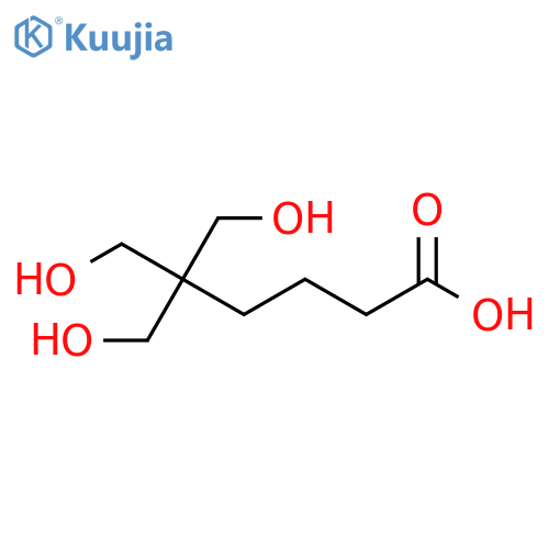 6-hydroxy-5,5-bis(hydroxymethyl)hexanoic acid structure