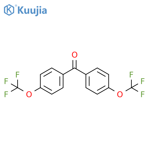 Methanone, bis[4-(trifluoromethoxy)phenyl]- structure