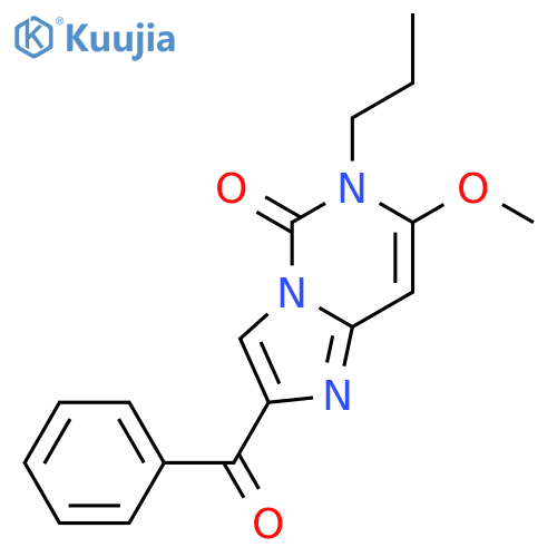 Imidazo[1,2-c]pyrimidin-5(6H)-one, 2-benzoyl-7-methoxy-6-propyl- structure