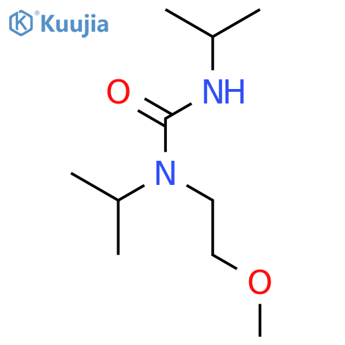 Urea, N-(2-methoxyethyl)-N,N'-bis(1-methylethyl)- structure