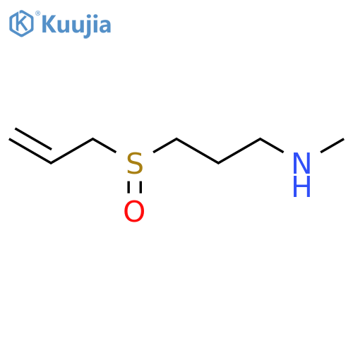1-Propanamine, N-methyl-3-(2-propenylsulfinyl)- structure