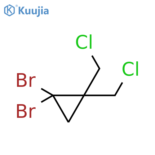 1,1-Dibromo-2,2-bis(chloromethyl)cyclopropane structure