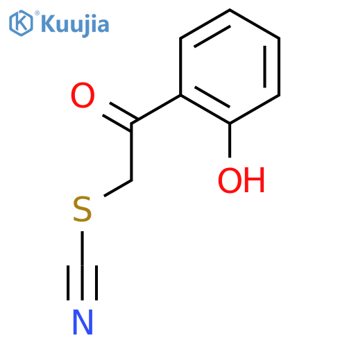 2-(2-hydroxyphenyl)-2-oxoethyl Thiocyanate structure