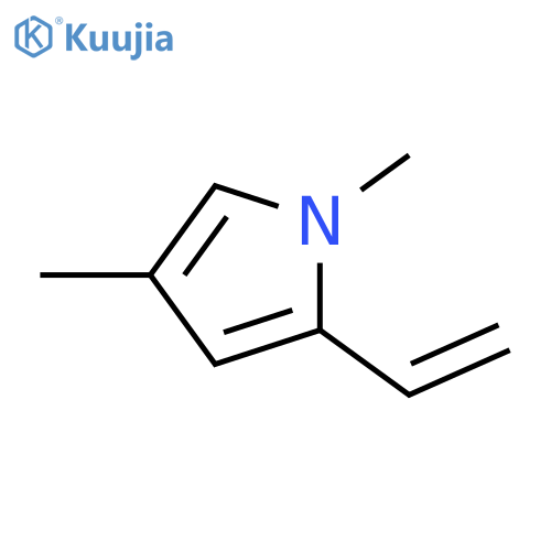 Pyrrole, 1,4-dimethyl-2-vinyl- (6CI) structure