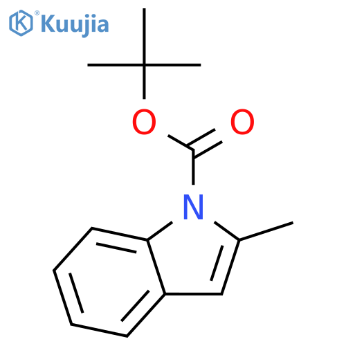 1H-Indole-1-carboxylic acid, 2-methyl-, 1,1-dimethylethyl ester structure