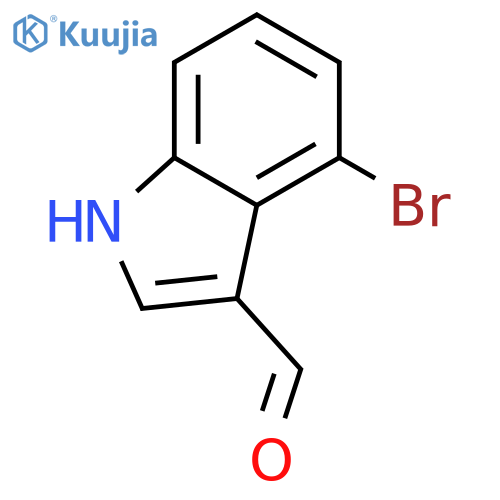 4-bromo-3-formylindole structure