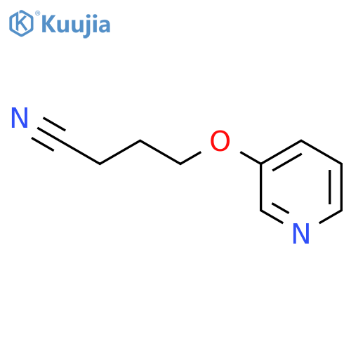 4-(pyridin-3-yloxy)butanenitrile structure