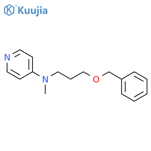 4-Pyridinamine, N-methyl-N-[3-(phenylmethoxy)propyl]- structure