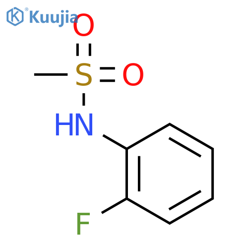 N-(2-fluorophenyl)methanesulfonamide structure