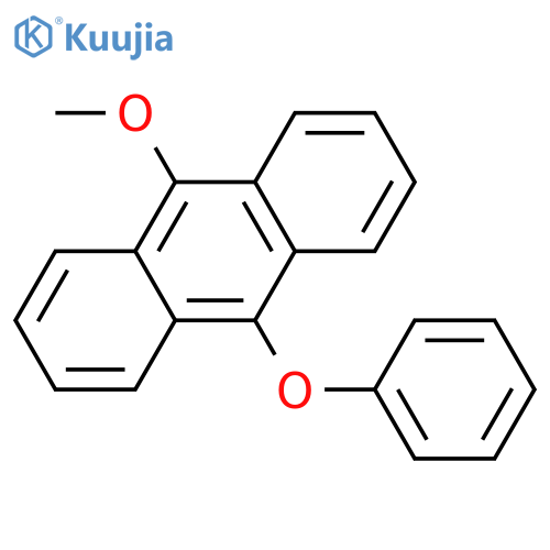 Anthracene, 9-methoxy-10-phenoxy- structure
