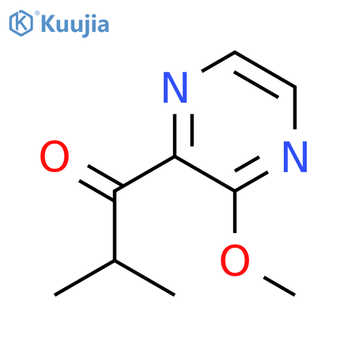 1-Propanone, 1-(3-methoxypyrazinyl)-2-methyl- structure