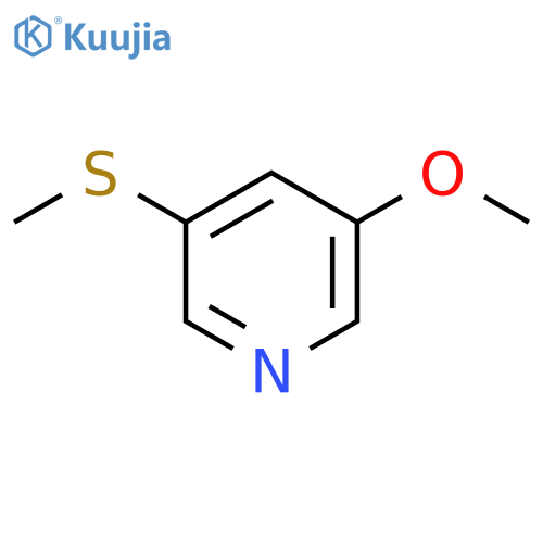 5-Methoxy-3-methylthiopyridine structure