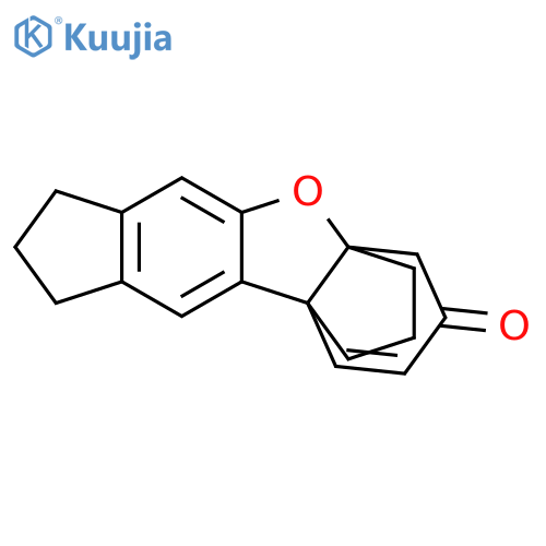 5a,9a-Propano-1H-benz[b]indeno[5,6-d]furan-7(6H)-one, 2,3-dihydro- structure