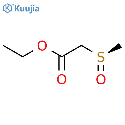 Acetic acid, [(R)-methylsulfinyl]-, ethyl ester structure