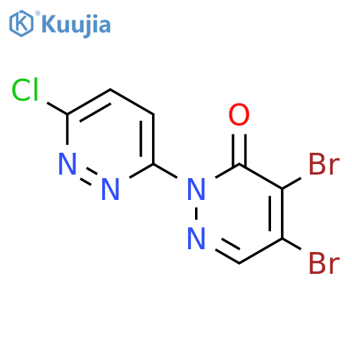 [1(6H),3'-Bipyridazin]-6-one, 4,5-dibromo-6'-chloro- structure