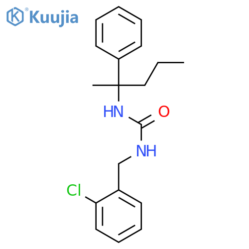 Urea, N-[(2-chlorophenyl)methyl]-N'-(1-methyl-1-phenylbutyl)- structure