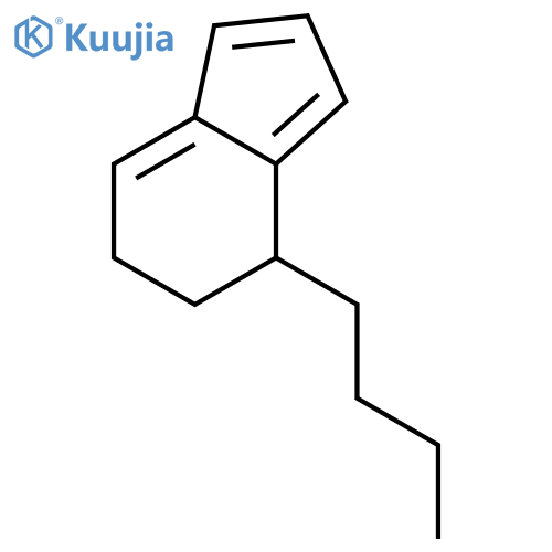 4H-Indene, 4-butyl-5,6-dihydro- structure