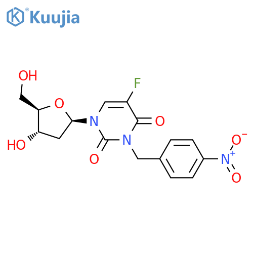 Uridine, 2'-deoxy-5-fluoro-3-[(4-nitrophenyl)methyl]- structure