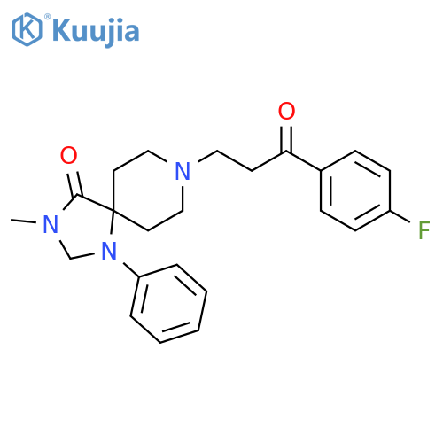 1,3,8-Triazaspiro[4.5]decan-4-one, 8-[3-(4-fluorophenyl)-3-oxopropyl]-3-methyl-1-phenyl- structure