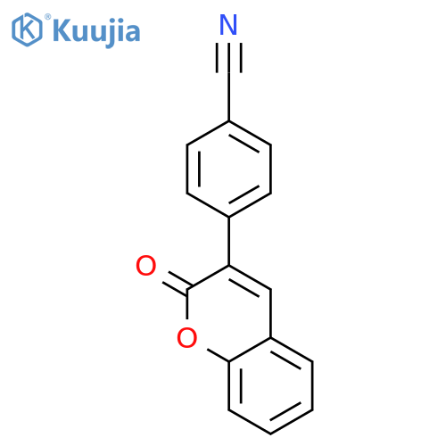 Benzonitrile, 4-(2-oxo-2H-1-benzopyran-3-yl)- structure