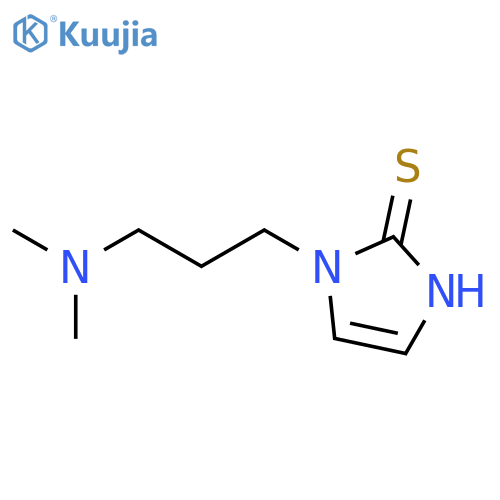 2H-Imidazole-2-thione, 1-[3-(dimethylamino)propyl]-1,3-dihydro- structure