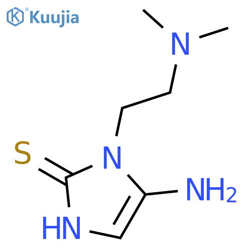 2H-Imidazole-2-thione, 5-amino-1-[2-(dimethylamino)ethyl]-1,3-dihydro- structure