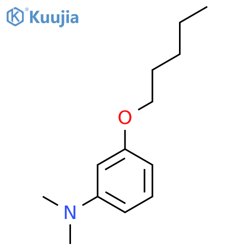 Benzenamine, N,N-dimethyl-3-(pentyloxy)- structure