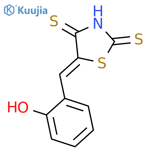 2,4-Thiazolidinedithione, 5-[(2-hydroxyphenyl)methylene]- structure