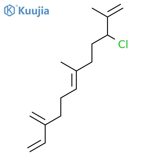 1,6,11-Dodecatriene, 3-chloro-2,6-dimethyl-10-methylene-, (E)- structure