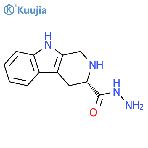 1H-Pyrido[3,4-b]indole-3-carboxylic acid, 2,3,4,9-tetrahydro-, hydrazide, (S)- (9CI) structure