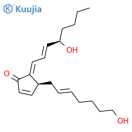 Prosta-5,9,12,14-tetraen-11-one, 1,16-dihydroxy-, (5E,12E,14E,16R)- structure