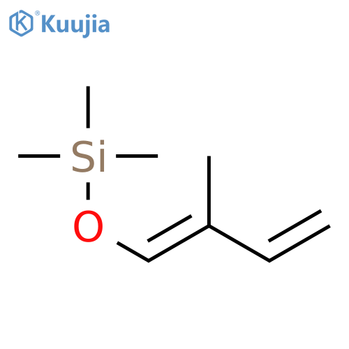 trimethyl{[(1E)-2-methylbuta-1,3-dien-1-yl]oxy}silane structure