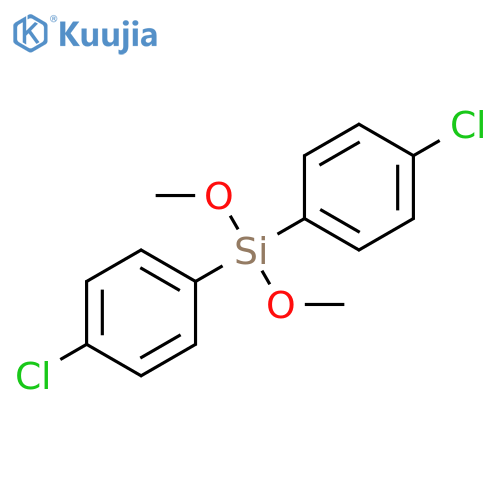 Silane, bis(4-chlorophenyl)dimethoxy- structure