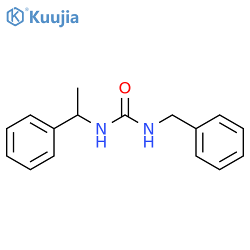 1-benzyl-3-(1-phenylethyl)urea structure