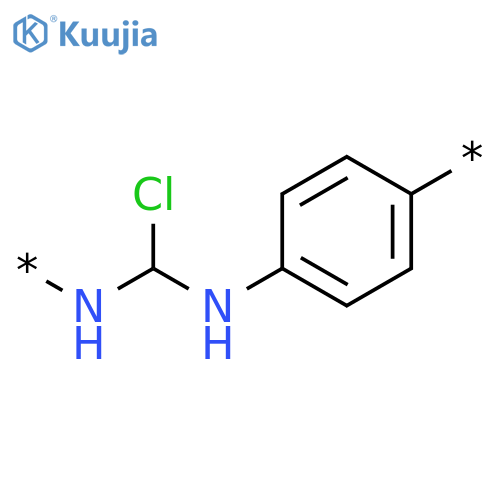 Poly[imino(chloromethylene)imino-1,4-phenylene] structure