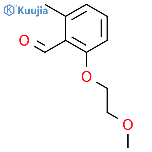 Benzaldehyde, 2-(2-methoxyethoxy)-6-methyl- structure