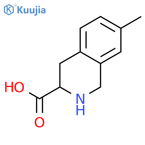 7-METHYL-1,2,3,4-TETRAHYDROISOQUINOLINE-3-CARBOXYLIC ACID structure
