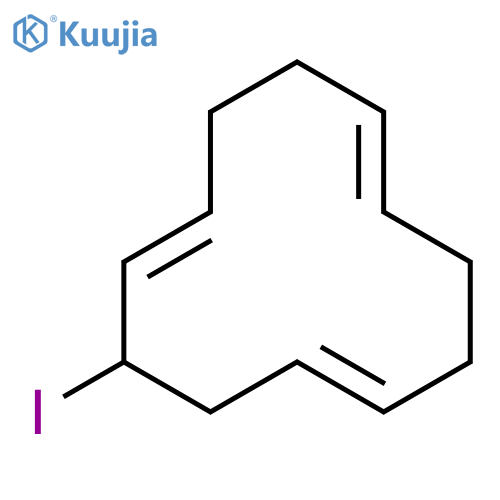 1,5,9-Cyclododecatriene, 3-iodo-, (E,E,E)- structure