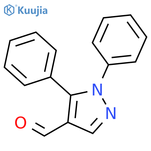 1H-Pyrazole-4-carboxaldehyde, 1,5-diphenyl- structure